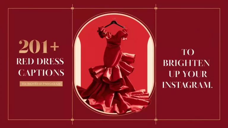 101+ Red Dress Captions for Instagram (2025) – Bold, Beautiful & Confident